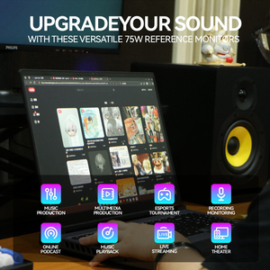 Monitor de Campo Cercano Activo CHORDIO MA5 de 5 Pulgadas, Equipo de Audio para Estudios Profesionales - Product Image 6