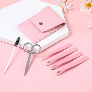 Pinzas para Depilación, Extensión de Pestañas y <span class=keywords><strong>Cejas</strong></span> <span class=keywords><strong>con</strong></span> Tijeras, Pinzas de Acero Inoxidable de Alta Precisión, Juego de 4 Piezas - Product Image 2