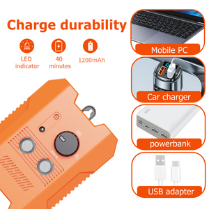 Dispositivo Antiabbaio a Ultrasuoni per Cani con LED, Repellente Ultrasuoni per Cani - Product Image 1