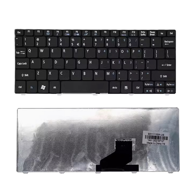 Us Laptop Layout Replacement New Arrival Wholesale Keyboard for ACER one aspire 532 D255 D255E D260 532h P0VE6 NAV50