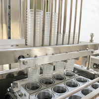 Machine de remplissage et de remplissage automatique d'eau minérale, haute efficacité, pour verres en plastique, ligne de Production d'eau minérale