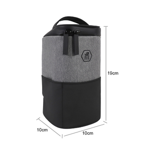 Sac de toilette de voyage grande capacité en tissu polyester imperméable, fabriqué en usine au Vietnam, en fibres végétales écologiques Senda - Product Image 2