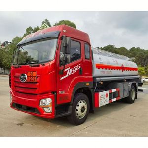 FAW Jiefang 4X2 New Diesel Oil Tank Truck 12000L Flammable Liquid Transport Fuel Mobile Tanker - Product Image 1
