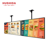 HUSHIDA Télécommande Grand écran 43 pouces Affichage du menu TV Affichage intelligent Menu de restaurant