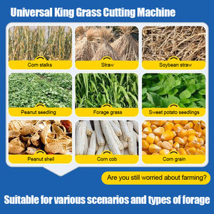 自動家畜飼料草干し草トウモロコシ茎麦わら草チョッパーガソリンチャフカッターマシン動物飼料用サイレージ - Product Image 6