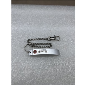 Moda de lujo diamante tipografía impresa Metal aleación de zinc llaveros alta calidad monedero para cumpleaños - Product Image 4