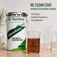 Vernis nitrocellulosique transparent NC pour bois, séchage rapide, finition pour meubles, excellente transparence, application facile