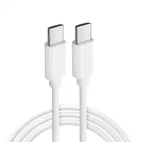 Kabel PVC USB C Pengisian Daya Cepat 1M, Kabel Sinkronisasi Data untuk Ponsel Android Kualitas Tinggi