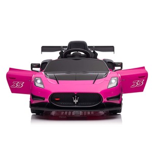 Voiture électrique pour enfants Maserati sous licence, 12V, 4 roues motrices, en plastique, avec lecteur de musique, port auxiliaire, télécommande 2.4G, unisexe, pour les enfants de 2 à 7 ans - Product Image 2
