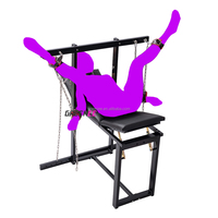 SM Fun Furniture Chaise d'ajustement pour position jambes écartées, support de maintien des membres inférieurs, tabouret d'ajustement pour couple féminin