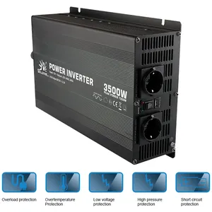 300W 600W 800W 1000W 1500W 2000W 3000W 4500W 5000W Power Inverter dengan USB Pengisian Port DC 12V 24V Ke AC 110V 220V Converter