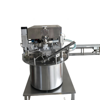 Machine de remplissage et de capsulage automatique rotative pour le bureau avec sac d'aspiration vertical en sachet détergent pour lait
