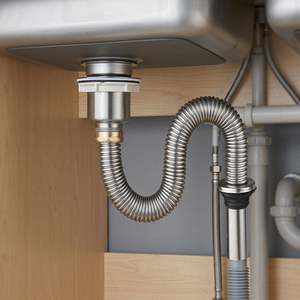 Siphon de sol de salle de bain en acier inoxydable, style moderne poli, anti-odeur, pour douche et toilettes - Product Image 3