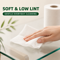 Papier toilette en bambou Qixing OEM ODM, 10 rouleaux, en pure pâte de bambou, jetable, doux, 3 plis, haute ténacité, sans peluches, absorbant