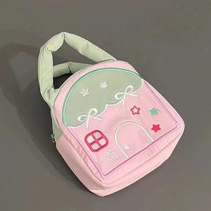 Borsa per il trucco di cotone all'ingrosso per le donne grande custodia cosmetica da viaggio trapuntata carino per il trucco delle ragazze organizzatore - Product Image 6