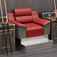 Ensemble de canapé et de chaises de billard haut de gamme et minimaliste avec combinaison salon de tennis de table en cuir PU