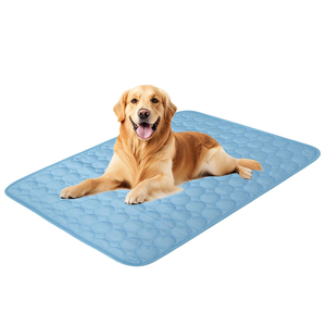 Premium Pet <b>Cooling</b> Gel <b>Pad</b> for Dog Cat Puppy Rabbit - Breathable Waterproof Ice Mat with Air Circulation - Product Image 1