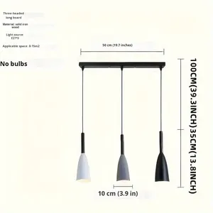 Moda moderna lampadari LED luci a sospensione elegante <span class=keywords><strong>paralume</strong></span> in ferro per l'installazione del soffitto per soggiorno camera da letto decorazione - Product Image 2