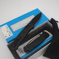 Couteau pliant B-u-g-o-u-t Mini BM533 EDC, lame en acier inoxydable, manche en fibre de nylon, couteau de poche portable pour l'extérieur, en stock aux États-Unis, ODM
