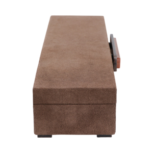 Decorative Suede Storage <b>Box</b> with Lid for Jewelry and <b>Keepsakes</b> Modern Home Decor Accent <b>Box</b> - Product Image 4