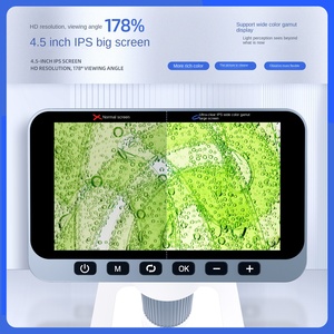 Nguồn nhà máy New kính hiển vi điện tử V18 Trắng thâm quyến 4.5 inch IPS Màn hình HD không có máy ảnh/hiển thị bên ngoài hỗ trợ - Product Image 4