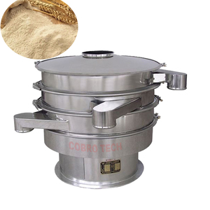 Cribadora Vibratoria Rotatoria de Acero Inoxidable para Harina de Yuca, Criba Vibratoria Vertical con Motor Vibratorio 100-500kg/h COBRO - Product Image 5