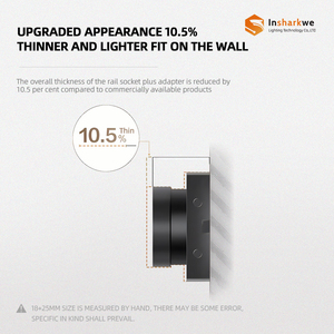 USB nhôm ổ cắm đường sắt di chuyển tường theo dõi Ổ cắm điện và thiết bị chuyển mạch cho Tường TV - Product Image 3
