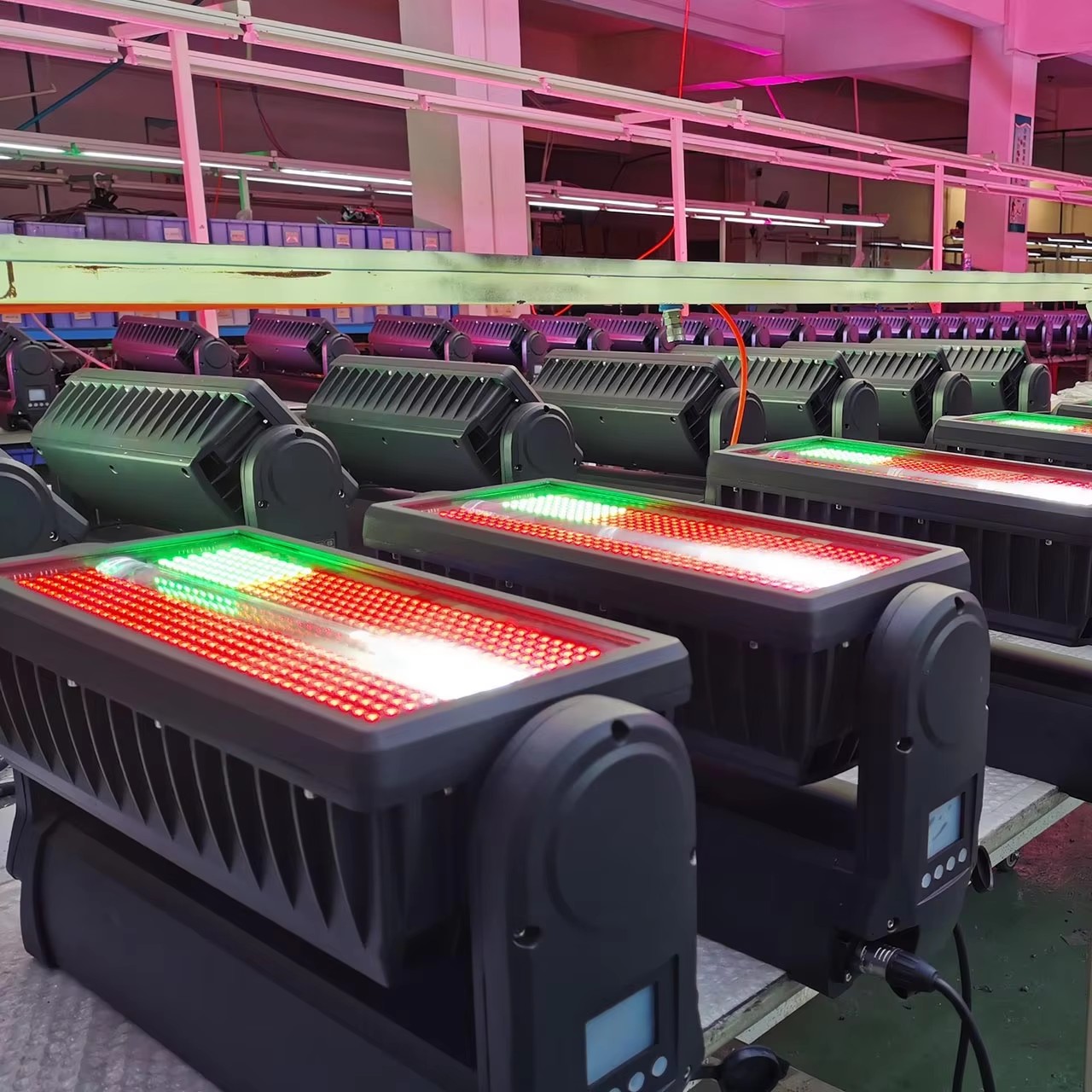ZY 1000W RGB 3-in-1 LED Strobe Light Waterproof Moving Head Wash