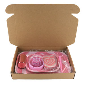 Venta al por mayor 7 piezas por juego de logotipo personalizado clásico bandeja rodante en blanco tabaco estaño a prueba de derrames pequeña bandeja de almacenamiento rodillo cónico para fumar - Product Image 6