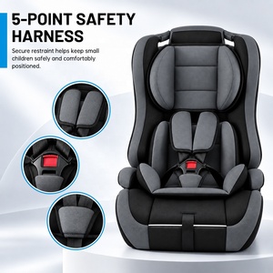 Siège auto pliable pour bébé et enfant, homologué <span class=keywords><strong>ECE</strong></span> <span class=keywords><strong>R44</strong></span> <span class=keywords><strong>04</strong></span>, 9 mois à 12 ans, appuie-tête réglable, universel pour voiture - Product Image 4