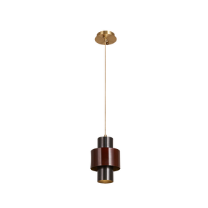 Lustre suspendu en cuivre E27 OEM de haute qualité, style américain, pour table à manger, simple, 11 pouces, LED, à plusieurs niveaux - Product Image 3