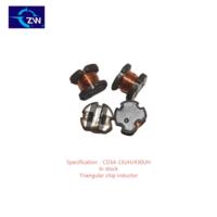 Inductor Triangular Tipo Cinta Zhongwei CD54/CD75 para Instrumentos de Belleza, Núcleo de Ferrita de Níquel-Zinc, Frecuencia 25-800/25-500Hz
