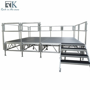 Durable Mobile Aluminum Staging Outdoor Concert Event Stage Deck Music Platforms Wedding Portable Stage - Product Image 1
