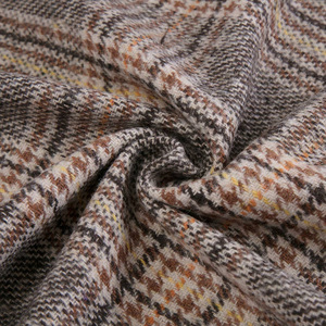 Retrò plaid di lana di poliestere tessuti di abbigliamento <span class=keywords><strong>tweed</strong></span> per le donne del vestito - Product Image 2