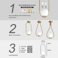 Lustre SkyCam de style traditionnel moderne E27 E26, lampe décorative, éclairage de plafond intérieur