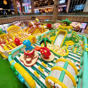 <span class=keywords><strong>Parc</strong></span> d'attractions intérieur pour enfants : Château gonflable, toboggan et trampoline géant personnalisé pour centre commercial - Product Image 1