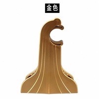 Support de rideau vintage 32-35 mm, support de base pour tringle romaine, support de tringle, base fixe, accessoires d'assemblage latéral