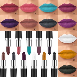 Lápiz Labial Negro en Tubo, Crema Mineral Mate, Resistente al Agua, Antiadherente, Popular en AliExpress, Venta Caliente Transfronteriza - Product Image 6