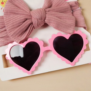 Newborn Photography Props Sunglasses <strong>Baby</strong> Supplies Love Sun Lens with <strong>Baby</strong> Jewelry Bowknot <strong>Headband</strong> Glasses Set - Product Image 5