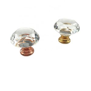 Pomos y Tiradores de Cristal de Vidrio Pequeños y Coloridos de Diseño de Lujo para Armarios, Cajones y Cocinas - Tradicionales y Duraderos - Product Image 1