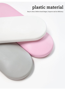 Foldable <b>Plastic</b> Nail Hand Rest Pillow Portable Wrist Support Cushion for Russian Manicure Nail Salon <b>Table</b> Tool - Product Image 5