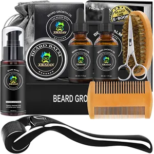 Best Mens Private Label All Original Luxury Beard Kit Custom Beard Oils Care Beard Growth Kit