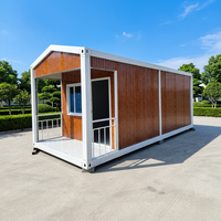 SKYLINE Maisonnette Préfabriquée de Luxe 20 pieds, Maison Conteneur Détachable à Toit en Dôme, Prix Bas, Bâtiment Modulaire pour Hôtel et Bureau, Projet Complet