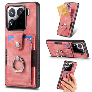 Para Xiaomi 15/15 Pro Finger Ring Holder Card Slots Phone case contraportada, Wallet Case para Moto <span class=keywords><strong>Razr</strong></span> 50/50 Ultra - Product Image 5