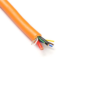 Connecteur M23 2+1+5 broches 50A à angle droit, câble avec gaine orange pour conversion de vélo électrique et trottinette électrique - Product Image 2