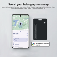 Traceur GPS intelligent et compact anti-perte avec contrôle par application, batterie rechargeable et chargement sans fil pour sacs, enfants, clés et animaux de compagnie