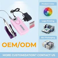 Vente en gros de perceuses à ongles personnalisées, machine à ongles rechargeable OEM/ODM 30000RPM