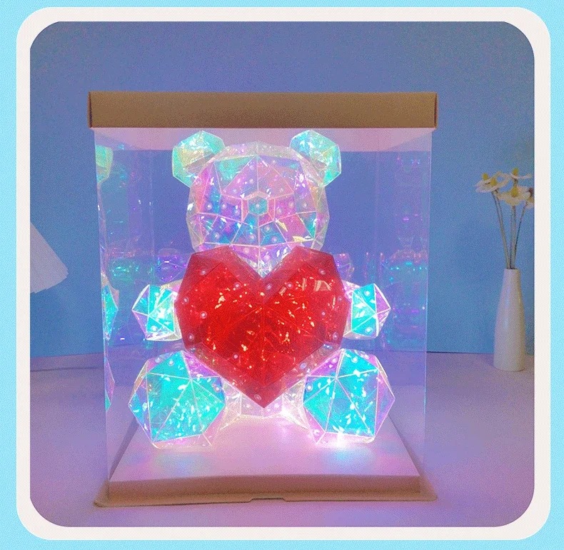 boîte à ours rouge