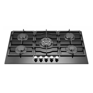 Estufa de Gas con 5 Quemadores Integrados de Fábrica OEM/ODM, Estufa de Gas para Cocinar, Placa de Vidrio de 90 cm, Cocina de Gas - Product Image 1