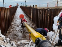 Flotteurs durables en PE pour tuyaux sous-marins et systèmes de support temporaires de conduites d'eau